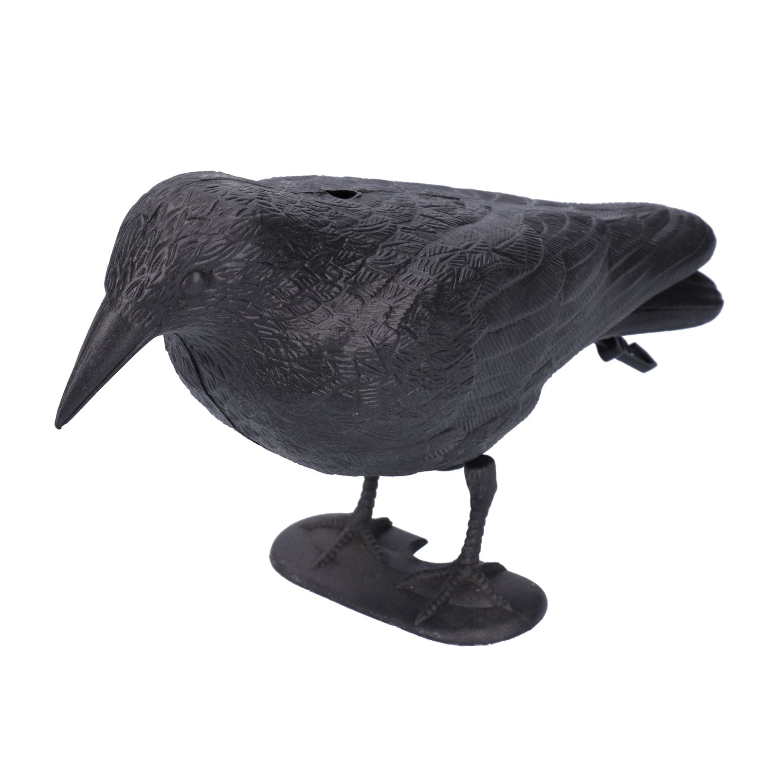 Simulation Plastic Crow Statue Hunting Bait Decoys Tool for Outdoor Garden Decoration