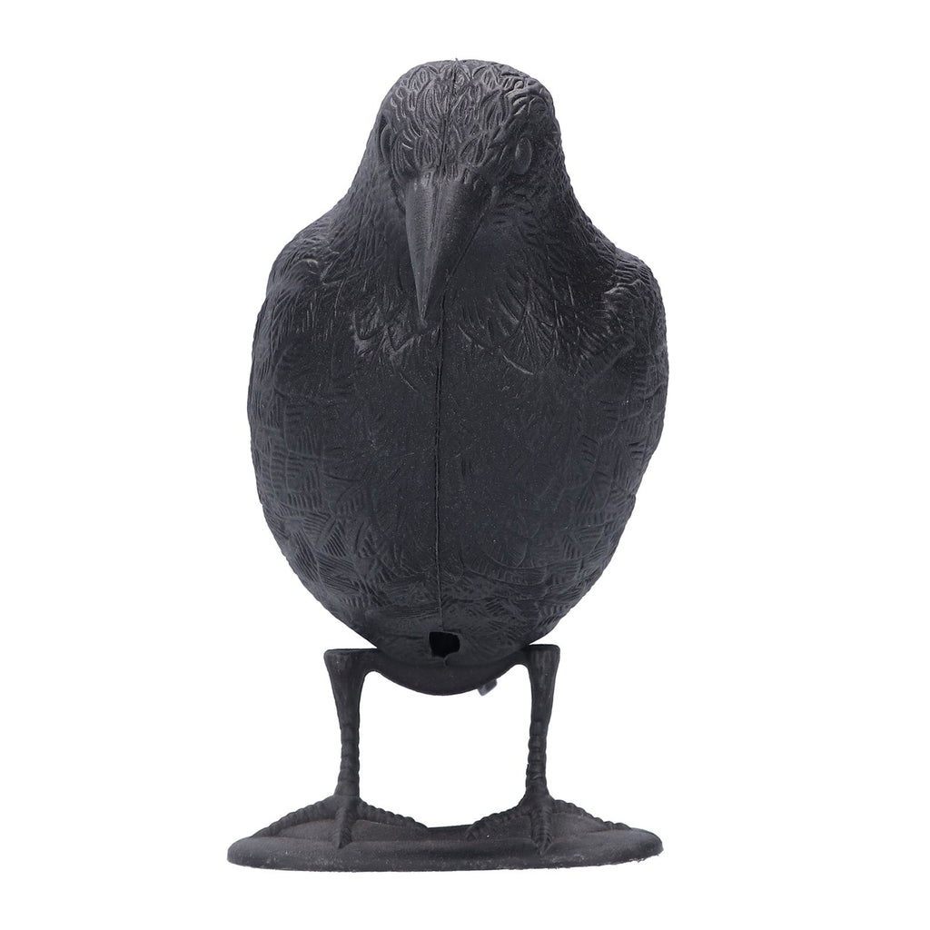 Simulation Plastic Crow Statue Hunting Bait Decoys Tool for Outdoor Garden Decoration