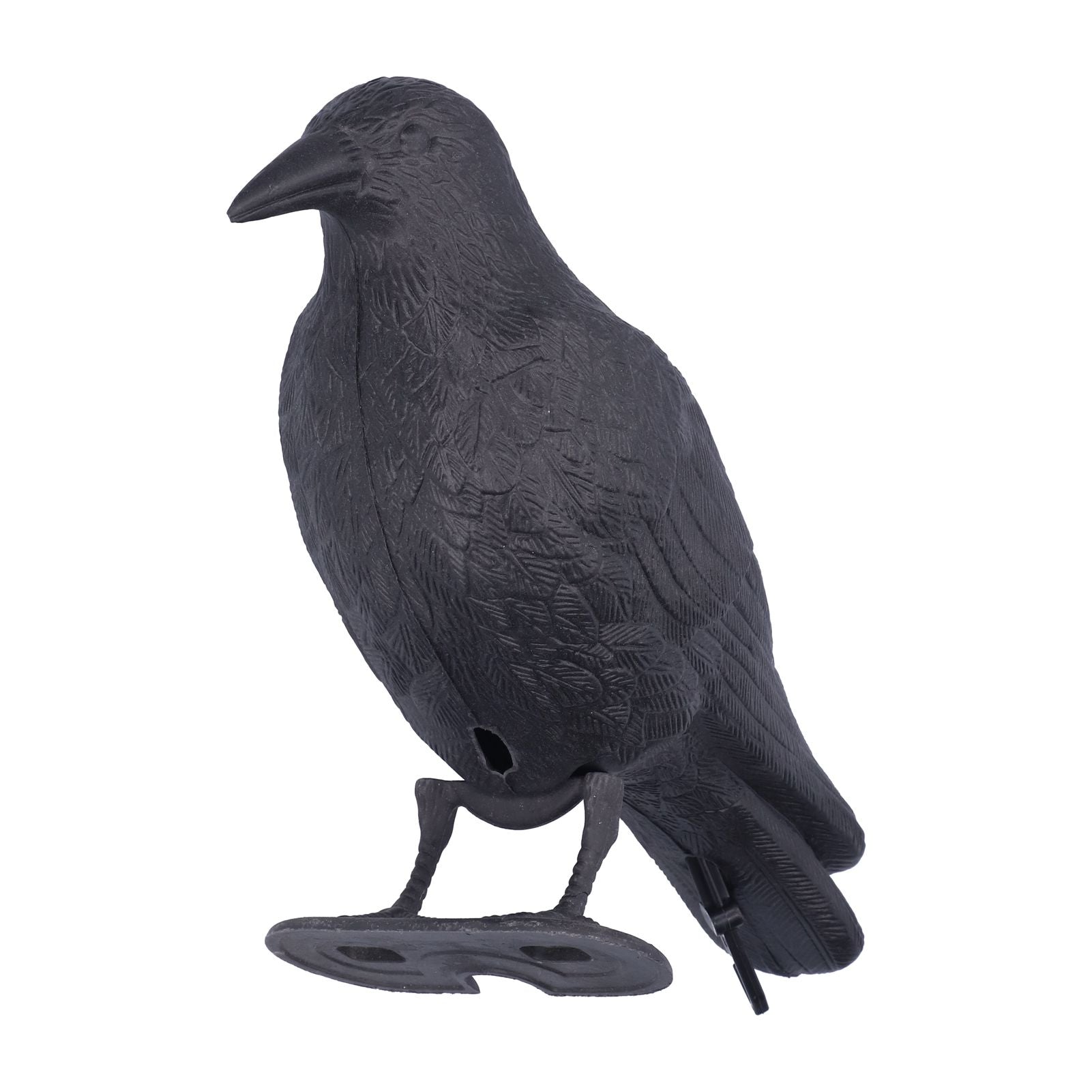 Simulation Plastic Crow Statue Hunting Bait Decoys Tool for Outdoor Garden Decoration