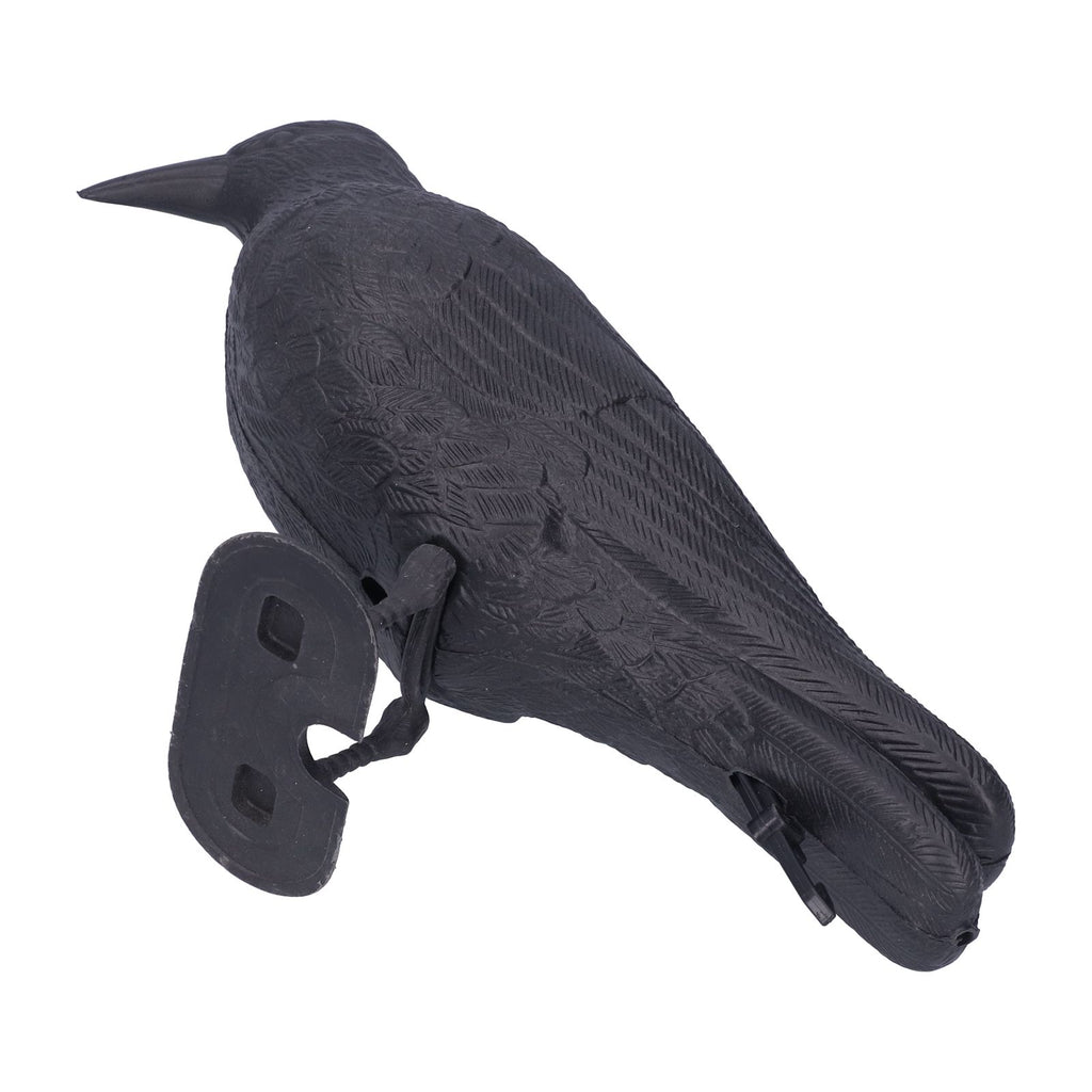 Simulation Plastic Crow Statue Hunting Bait Decoys Tool for Outdoor Garden Decoration