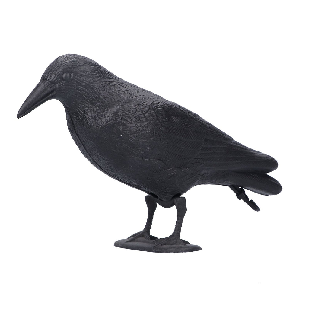 Simulation Plastic Crow Statue Hunting Bait Decoys Tool for Outdoor Garden Decoration