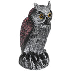 Fake Simulation Owl Statue Decoration Outdoor Garden Plastic Repeller Hunting Decoy1020‑1