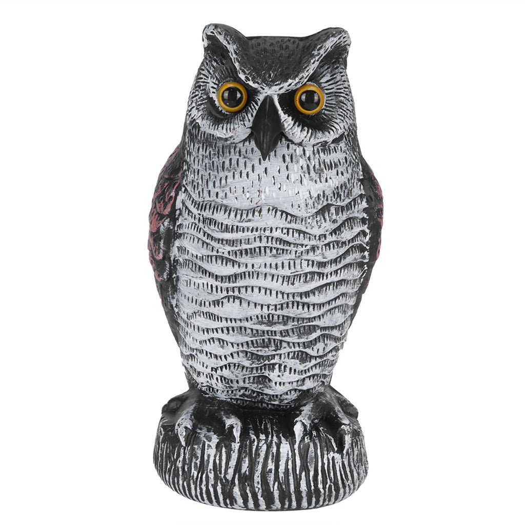 Fake Simulation Owl Statue Decoration Outdoor Garden Plastic Repeller Hunting Decoy1021‑1