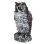 Fake Simulation Owl Statue Decoration Outdoor Garden Plastic Repeller Hunting Decoy1021‑1