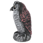 Fake Simulation Owl Statue Decoration Outdoor Garden Plastic Repeller Hunting Decoy1021‑1