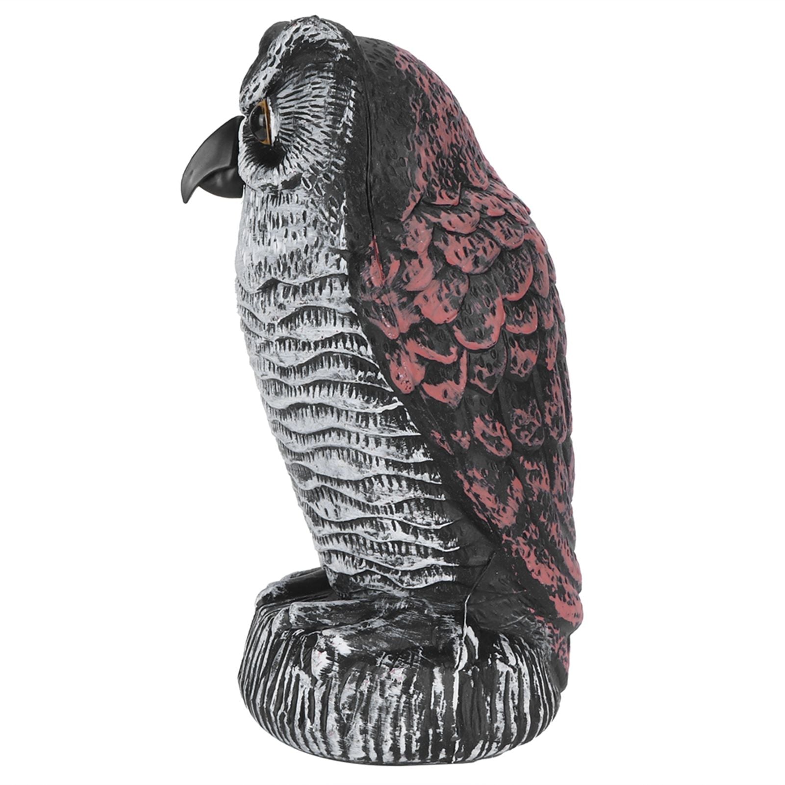 Fake Simulation Owl Statue Decoration Outdoor Garden Plastic Repeller Hunting Decoy1021‑1