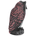 Fake Simulation Owl Statue Decoration Outdoor Garden Plastic Repeller Hunting Decoy1021‑1