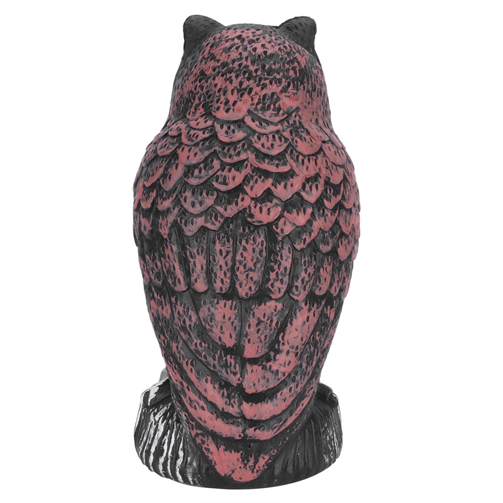 Fake Simulation Owl Statue Decoration Outdoor Garden Plastic Repeller Hunting Decoy1021‑1