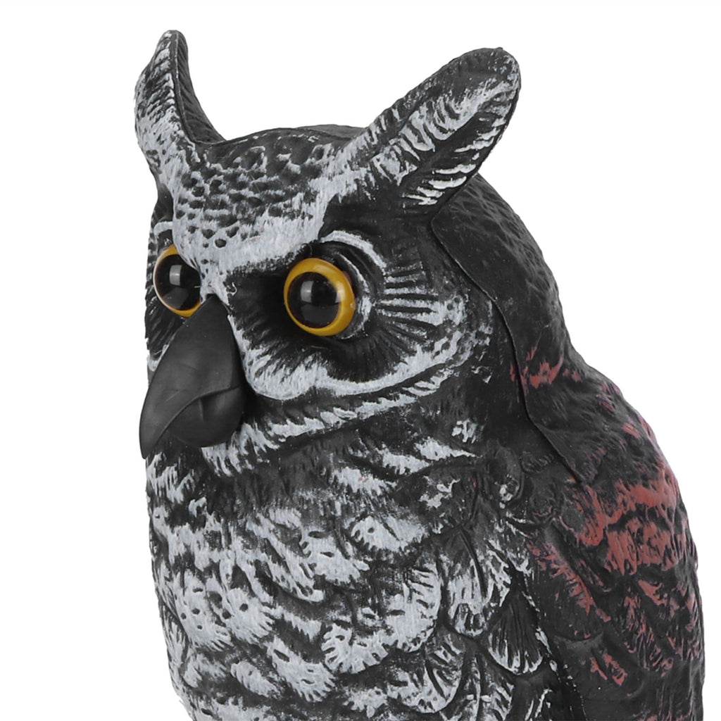 Fake Simulation Owl Statue Decoration Outdoor Garden Plastic Repeller Hunting Decoy1023‑1