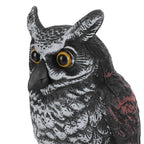 Fake Simulation Owl Statue Decoration Outdoor Garden Plastic Repeller Hunting Decoy1023‑1