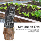 Fake Simulation Owl Statue Decoration Outdoor Garden Plastic Repeller Hunting Decoy1023‑1