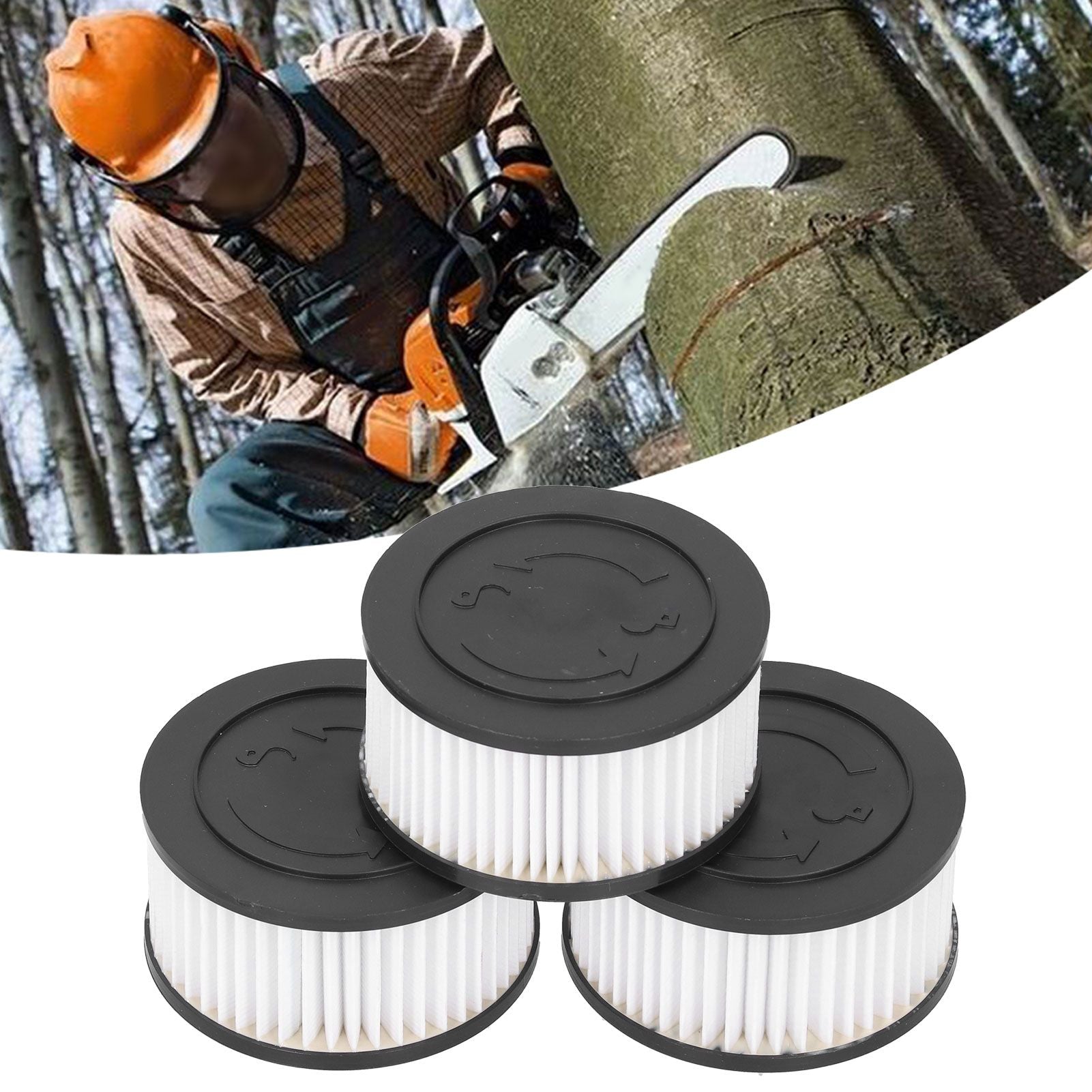 3Pcs Air Filter Fit for Stihl MS251 MS261 MS271 MS291 MS311 MS381 MS391 Chainsaw