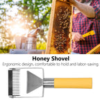 Stainless Steel Uncapping Fork Beekeeping Honey Fork Scraper Shovel Tool Apiculture Supplies