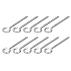 10Pcs M6 Ring Bolt 304 Stainless Steel Sunshade Net Thread Ring Screw Hook Greenhouse Supplies