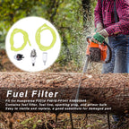 Fuel Filter Fuel Line Sparking Plug Primer Bulb Fit for Husqvarna P3314 P4018 PP341 530095646