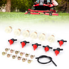 Gas Tank Shut Off Valve Clamp Fuel Filter Fuel Line Kit Lawn Mower Brush Cutter Accessory