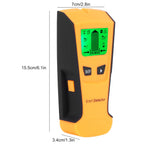 3 in 1 Metal/AC Wire/Stud Detector Finder Portable Wall Scanner Detect Device LCD DisplayOrange
