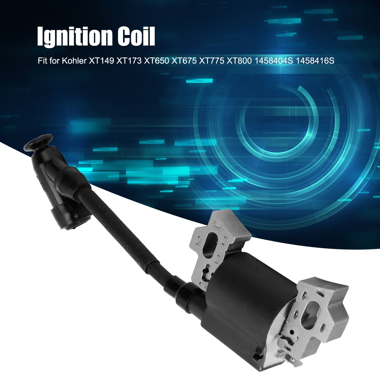 Ignition Coil 1458404S 1458416S Fit for Kohler XT149 XT173 XT650 XT675 XT775 XT800