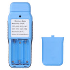 Digital Moisture Tester Portable Hand Held LCD Wood Timber Humidity Detector Accessory(Blue )