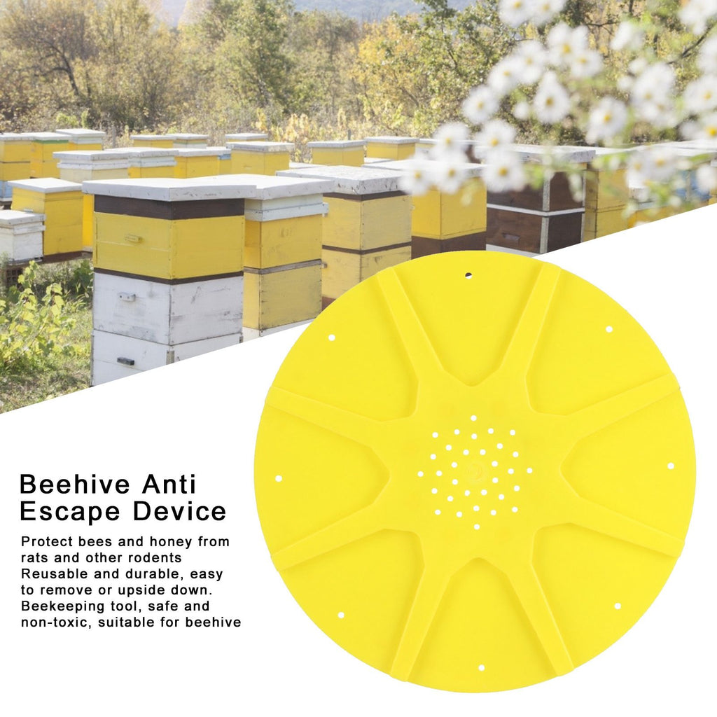 8 Way Circular Beehive Door Exit Disc Anti Escape Guard Device Beekeeping Accessory