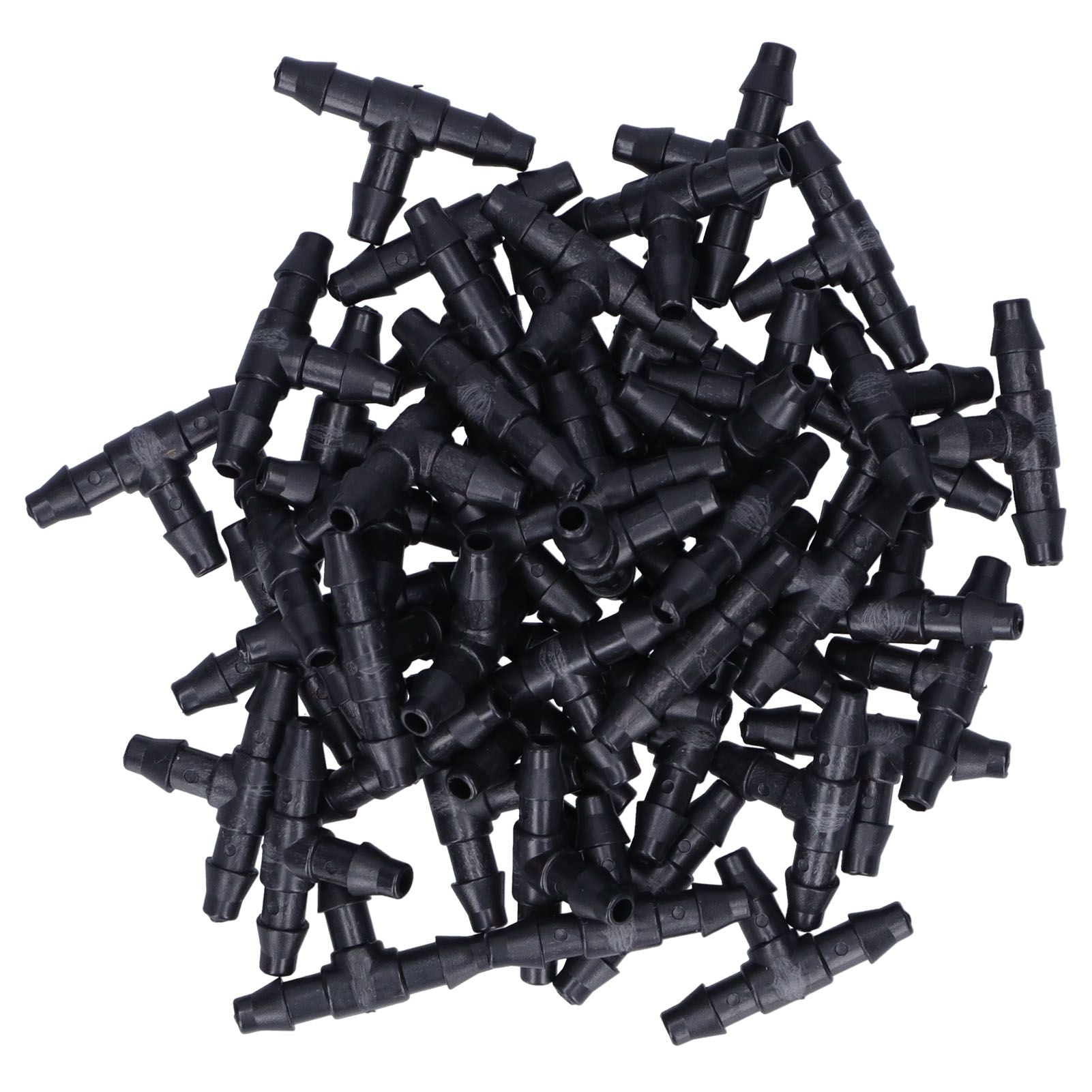 100PCS Tee Connector 4/7 Hose Connector Garden Irrigation Fittings for Micro Sprinkler Irrigation
