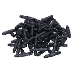 100PCS Tee Connector 4/7 Hose Connector Garden Irrigation Fittings for Micro Sprinkler Irrigation