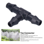 100PCS Tee Connector 4/7 Hose Connector Garden Irrigation Fittings for Micro Sprinkler Irrigation