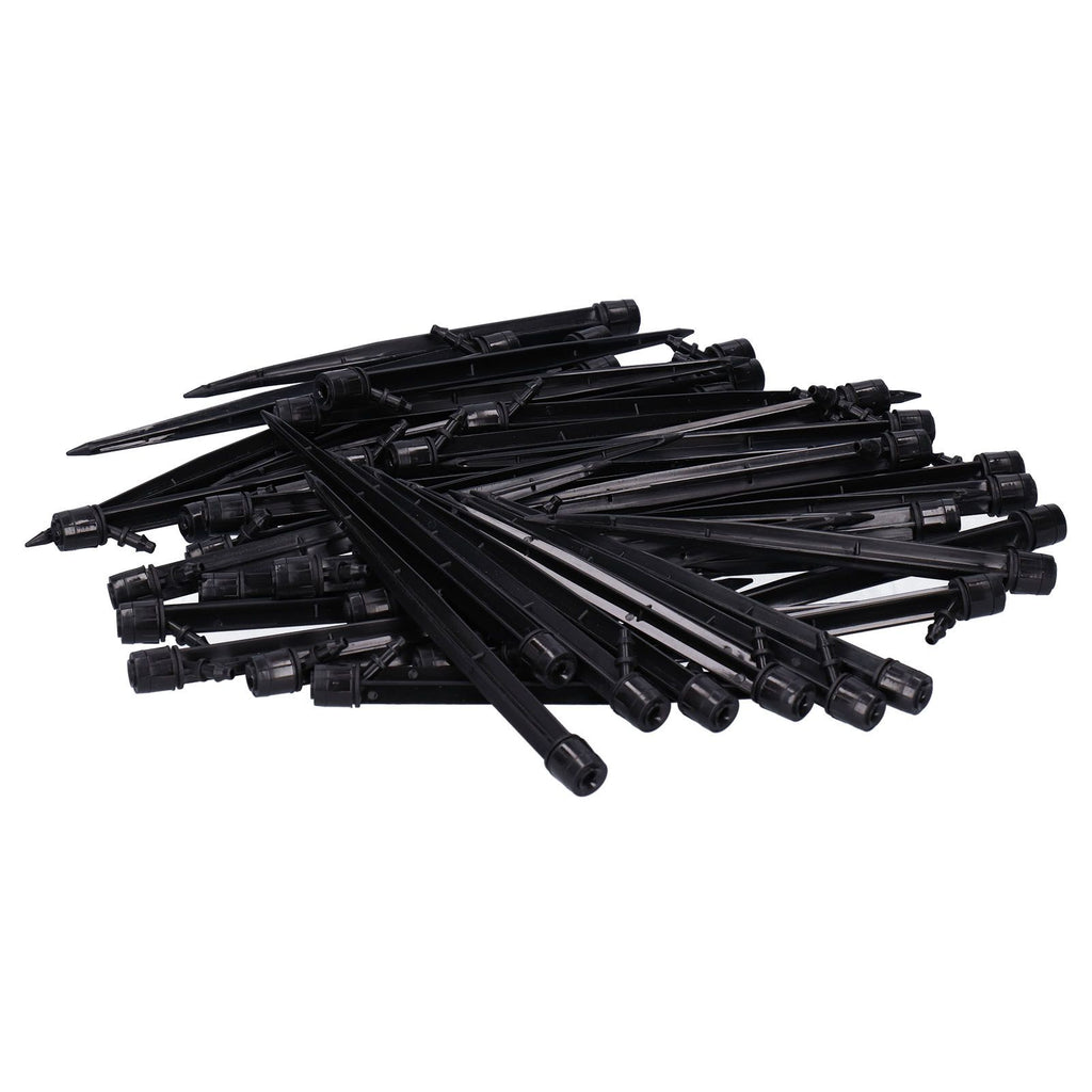 50PCS 1/4 Ground Insert Type Irrigation Dripper Drip Sprinkler for Garden Watering System