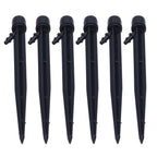 50PCS 1/4 Ground Insert Type Irrigation Dripper Drip Sprinkler for Garden Watering System