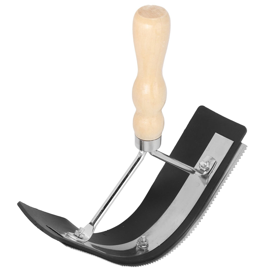 Horse Sweat Scraper with Wood Handle Non Slip Horse Cleaning Grooming Tool Farm Supplies
