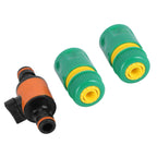 3PCS /Set American Type On/Off Ball Valve Garden Hose Quick Connectors Hose Repair KitG1/2