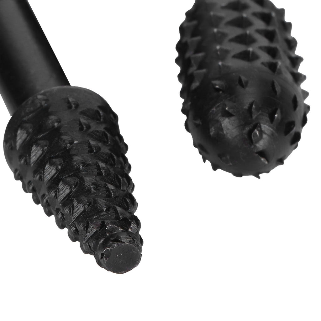 5PCs set Wood Carving File Rasp Woodworking Special Shaped Rotating Embossed Grinding Head