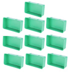 10Pcs Bird Food Water Feeder Plastic Feeding Bowl Trough Bird Bathtub Accessories
