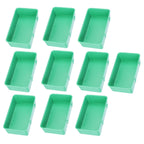 10Pcs Bird Food Water Feeder Plastic Feeding Bowl Trough Bird Bathtub Accessories