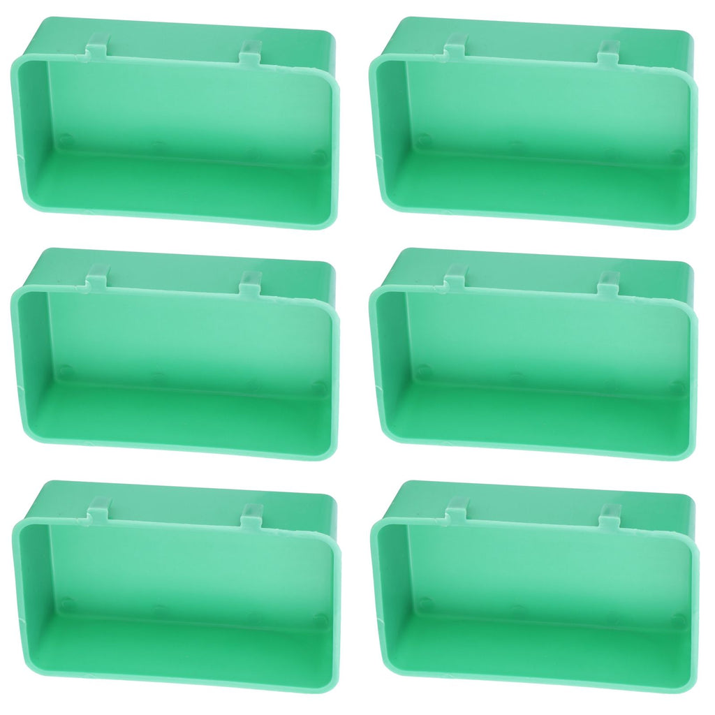 10Pcs Bird Food Water Feeder Plastic Feeding Bowl Trough Bird Bathtub Accessories