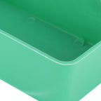10Pcs Bird Food Water Feeder Plastic Feeding Bowl Trough Bird Bathtub Accessories