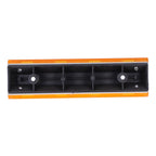 2PCS Rectangle Reflective Sign Road Stud Marker for Highway Traffic Warning Facilities(YellowYellow )