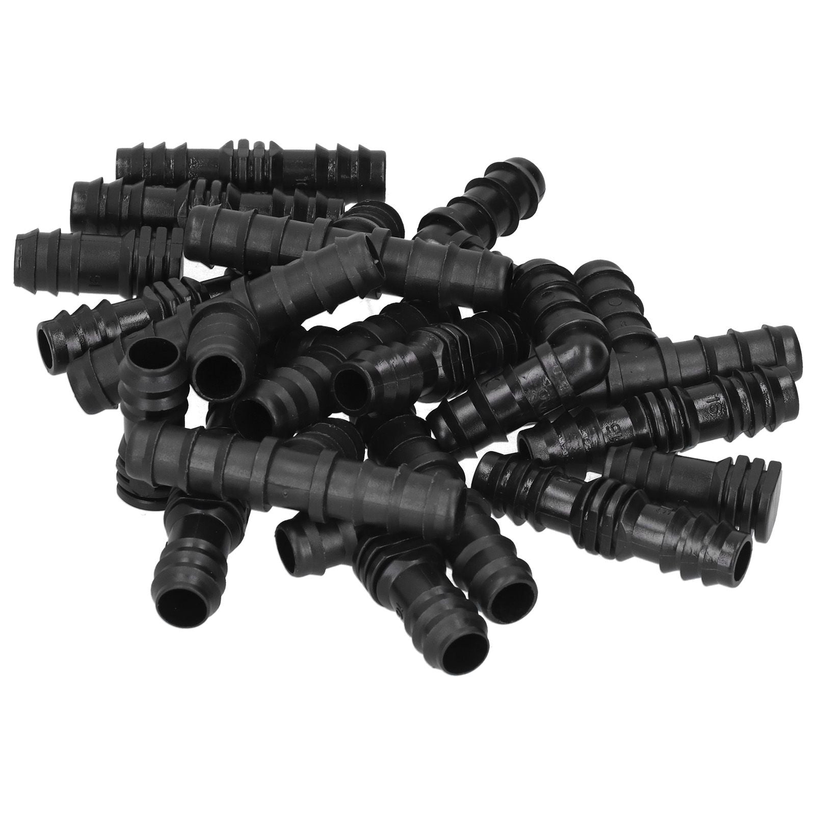 20Pcs/Set Drip Irrigation Sprinkler System Elbow Tee Coupling Connectors Garden Supplies