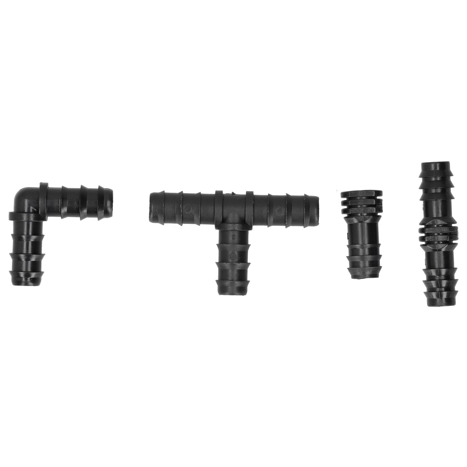 20Pcs/Set Drip Irrigation Sprinkler System Elbow Tee Coupling Connectors Garden Supplies