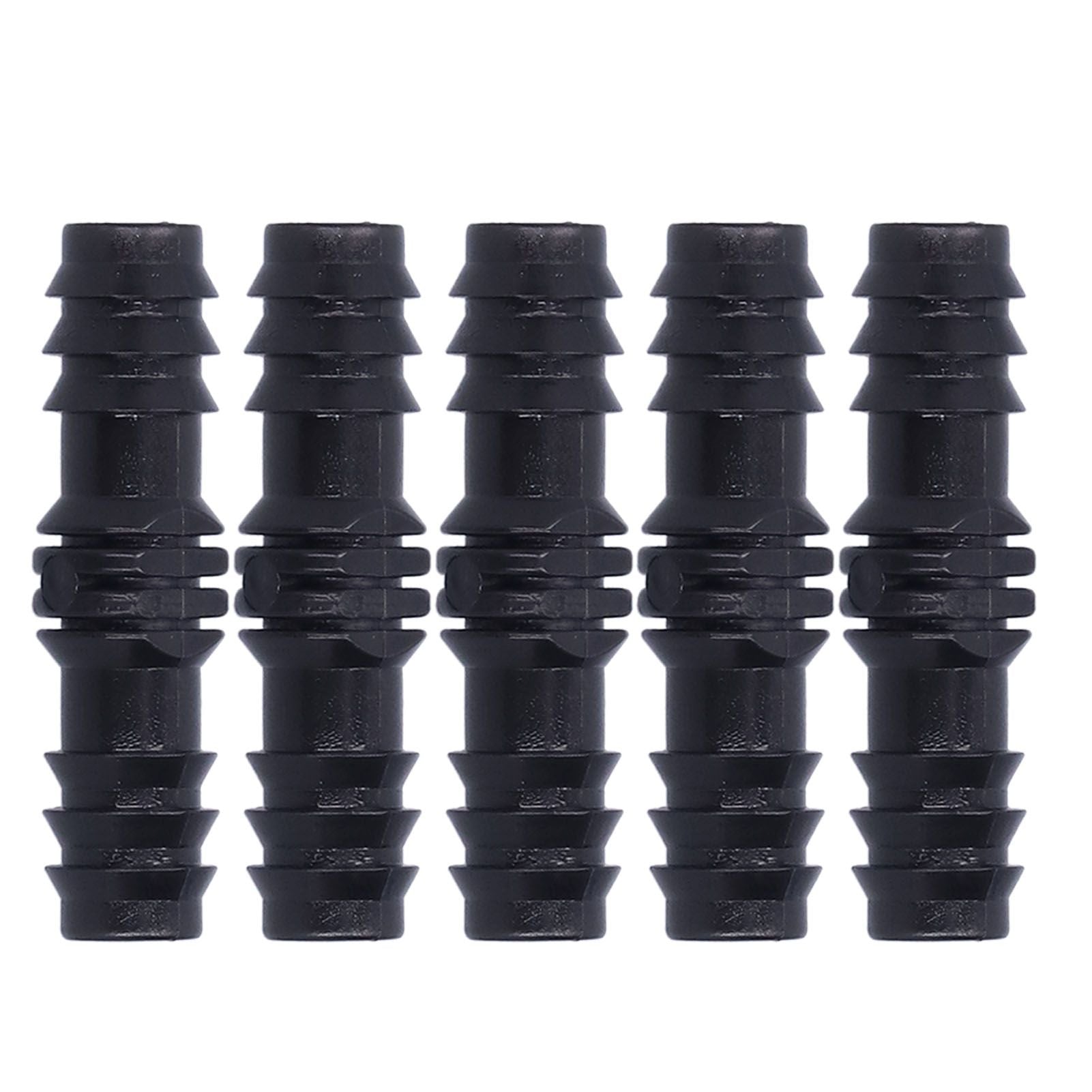 24Pcs/Set Drip Irrigation Fitting Kit 1/2 Tubing Barbed Connectors for Garden Greenhouse