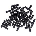 32Pcs/Set Drip Irrigation Tees Connectors Kit 1/2 Tubing Set Garden Greenhouse Sprinkler System