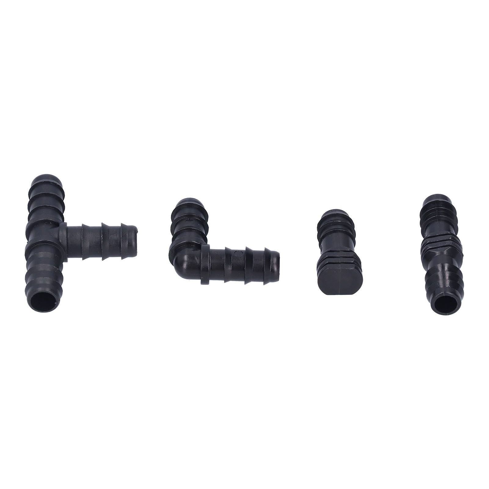 32Pcs/Set Drip Irrigation Tees Connectors Kit 1/2 Tubing Set Garden Greenhouse Sprinkler System