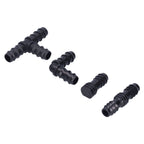32Pcs/Set Drip Irrigation Tees Connectors Kit 1/2 Tubing Set Garden Greenhouse Sprinkler System