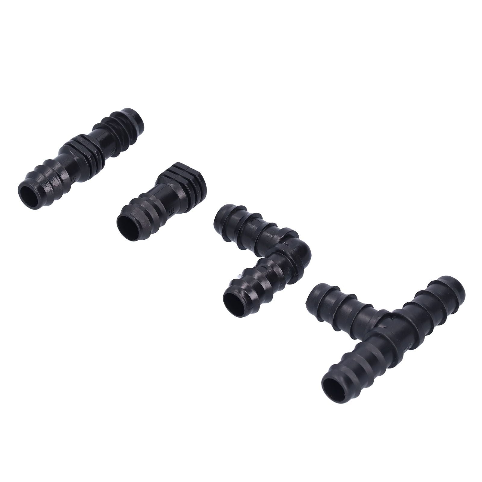 32Pcs/Set Drip Irrigation Tees Connectors Kit 1/2 Tubing Set Garden Greenhouse Sprinkler System