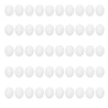 50pcs Plastic Fake Pigeon Egg Solid Fake Egg Simulation Hatching Breeding Supplies for Birds