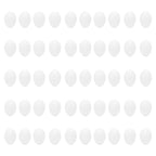 50pcs Plastic Fake Pigeon Egg Solid Fake Egg Simulation Hatching Breeding Supplies for Birds