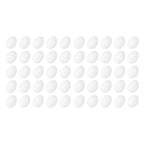 50pcs Plastic Fake Pigeon Egg Solid Fake Egg Simulation Hatching Breeding Supplies for Birds