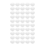50pcs Plastic Fake Pigeon Egg Solid Fake Egg Simulation Hatching Breeding Supplies for Birds