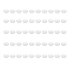 50pcs Plastic Fake Pigeon Egg Solid Fake Egg Simulation Hatching Breeding Supplies for Birds