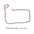 Bird Standing Rope Flexible Colorful Swing Cage Hanging Chewing Climbing Toys Supplies